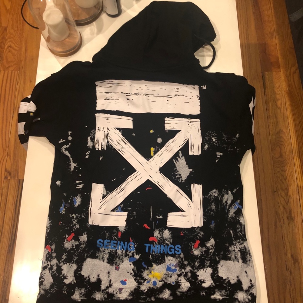 NWT Off-White Unisex C/O Virgil hoodie sweatshirt